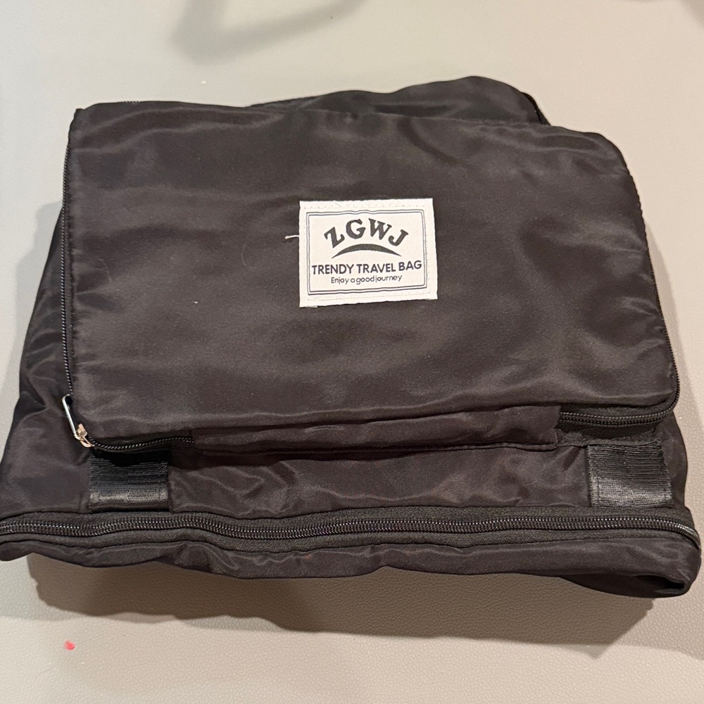 Black Trendy Travel Bag for Men